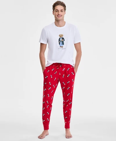 Polo Ralph Lauren Men's Bear Jogger Pajama Set, Exclusively at Macy's