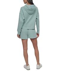 Dkny Sport Women's Cotton Embroidered Logo Pullover Hoodie