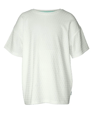 Univibe Big Boys Stewart Embossed Short Sleeve Crew T-Shirt