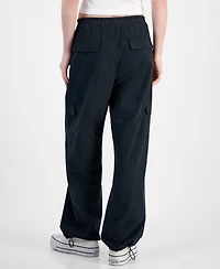 Tinseltown Juniors' Drawstring Cargo Parachute Jeans