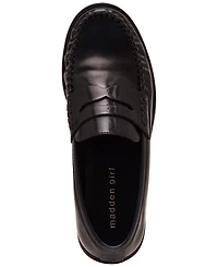 Madden Girl Prep Moc-Toe Tailored Loafer Flats