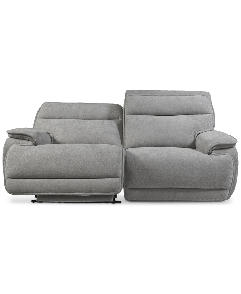 Ozryn 2-Pc. Fabric Sofa with 2 Power Motion Chairs, Exclusively at Macy's