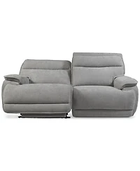 Ozryn 2-Pc. Fabric Sofa with 2 Power Motion Chairs, Exclusively at Macy's