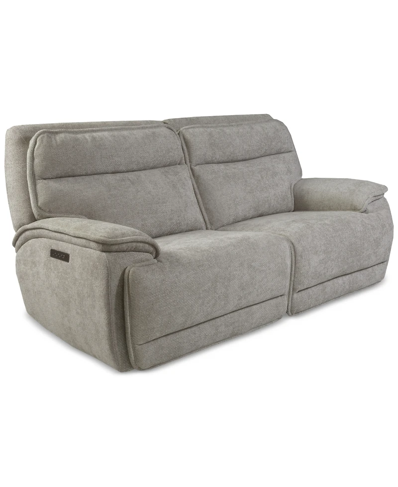 Ozryn 2-Pc. Fabric Sofa with 2 Power Motion Chairs, Exclusively at Macy's