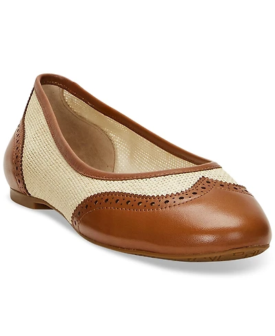Lauren Ralph Lauren Women's Jayna Wingtip Ballet Flats