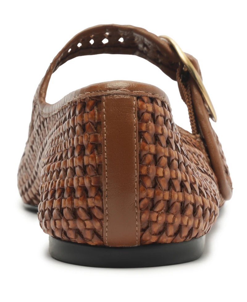 Arezzo Women's Eve Square Toe Ballet Flats