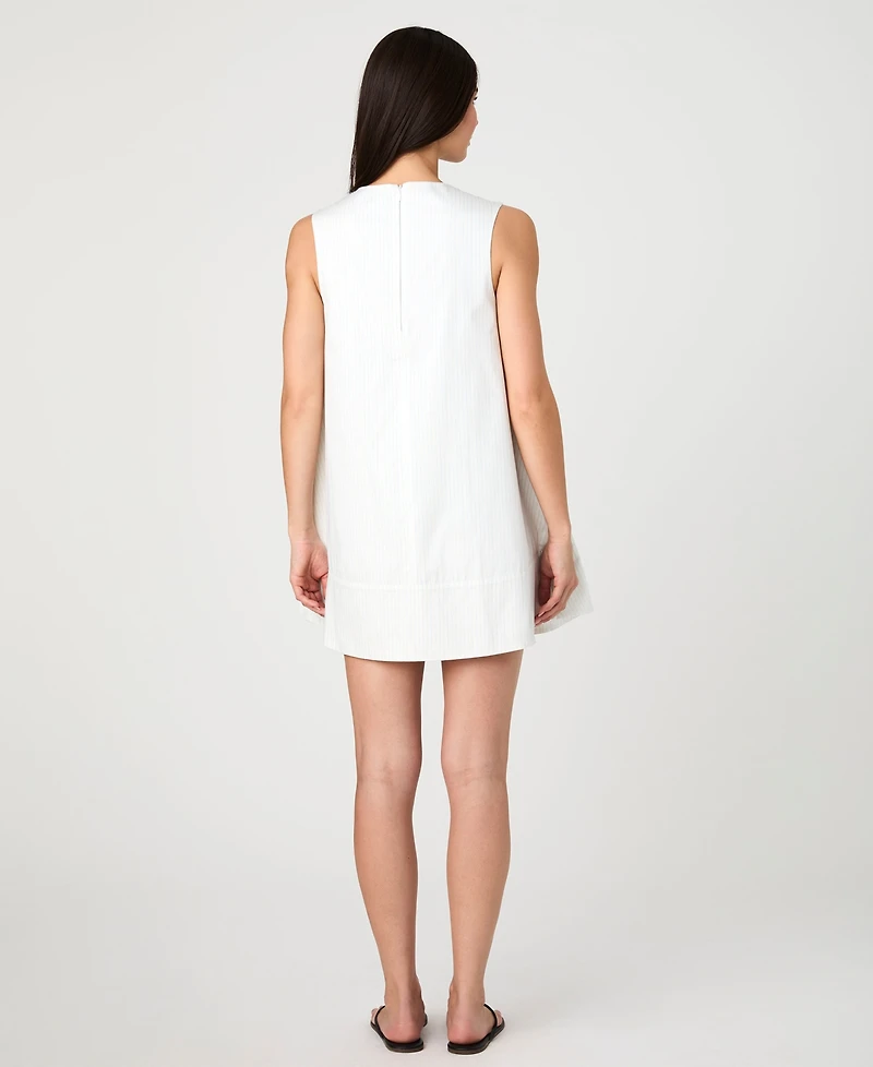 French Connection Women's Cotton Pinstriped Shift Dress