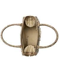 Brahmin Caroline Wind Chime Cumulus Small Leather Satchel