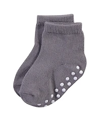 Touched by Nature Baby Girls 8Pk Organic Non Skid Crew Socks