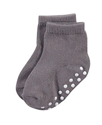Touched by Nature Baby Boys Organic Kids' Eight-Pair Non Skid Crew Socks
