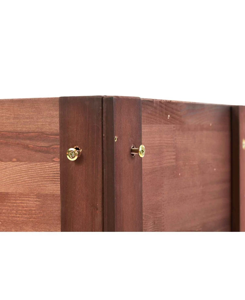 31x31x16" Raised Garden Bed, Elevated Wooden Planter Box