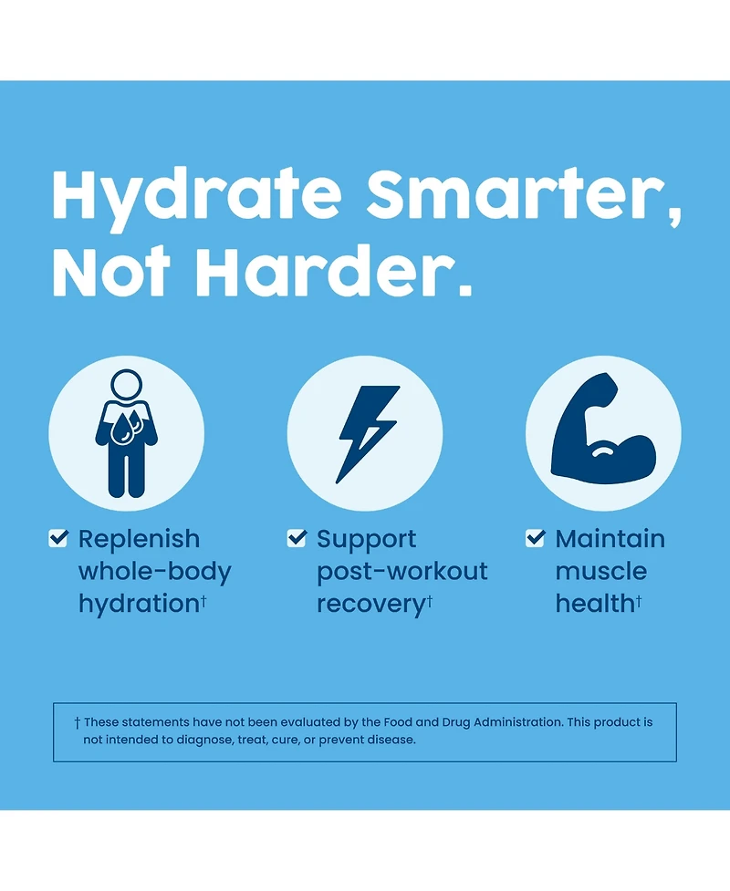 NativePath Native Hydrate Stick Packs with Electrolytes and Amino Acids, Variety Pack, Mixed Berry, Peach Mango, Tangerine, 30 Servings