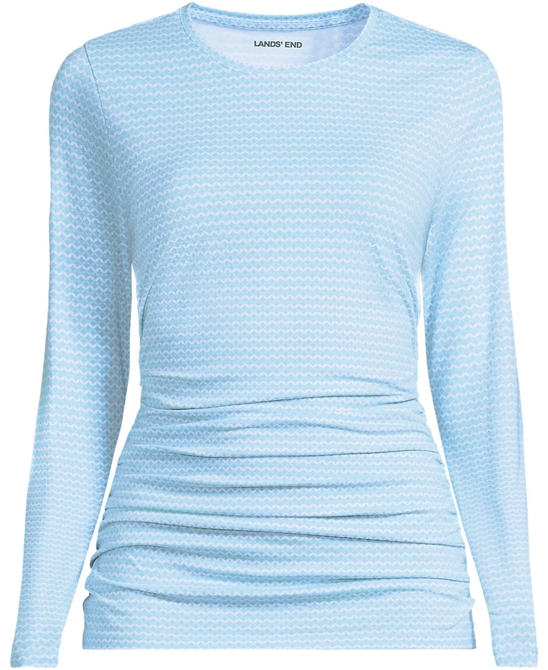 Lands' End Women's Power Performance Long Sleeve Fitted Tee
