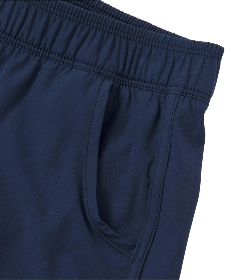Lands' End Girls Slim Stretch Woven Swimsuit Shorts