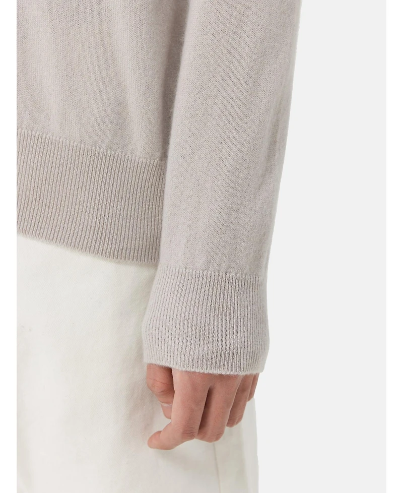 Gobi Cashmere Men's Double-Neckline Cashmere Sweater