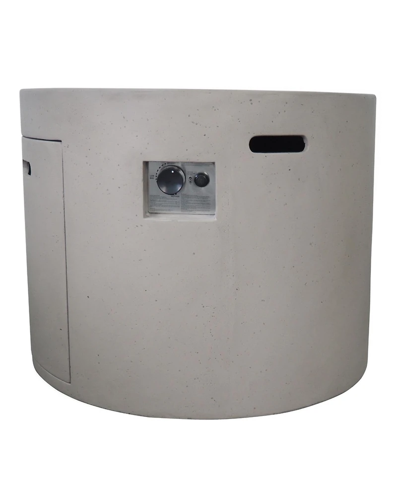 Streamdale Lightweight Concrete Fire Pit - Patio Heater & Gathering Spot