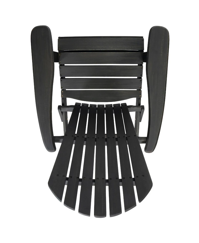 Streamdale Rustic Acacia Wood Folding Adirondack Chair