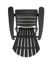 Streamdale Rustic Acacia Wood Folding Adirondack Chair