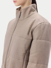 Gobi Cashmere Women's Cropped High-Neck Jacket