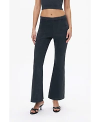 Nocturne Women's Ribbed Bell-Bottom Pants