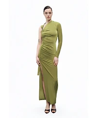 Nocturne Women's One Sleeve Maxi Dress