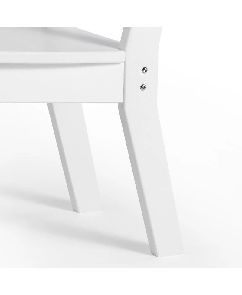 Outdoor Hdpe Kids Plastic Toddler Dining Chair (Set of Two)