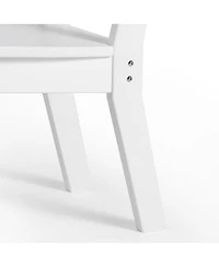 Outdoor Hdpe Kids Plastic Toddler Dining Chair (Set of Two)