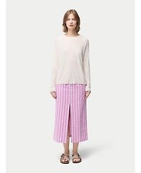 Gobi Cashmere Women's Silk Cashmere Textured Sweater