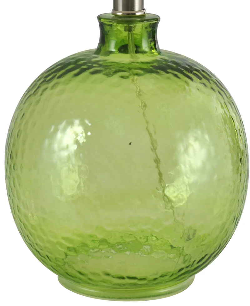 StyleCraft Home Collection 20" Modern Glass Table Lamp