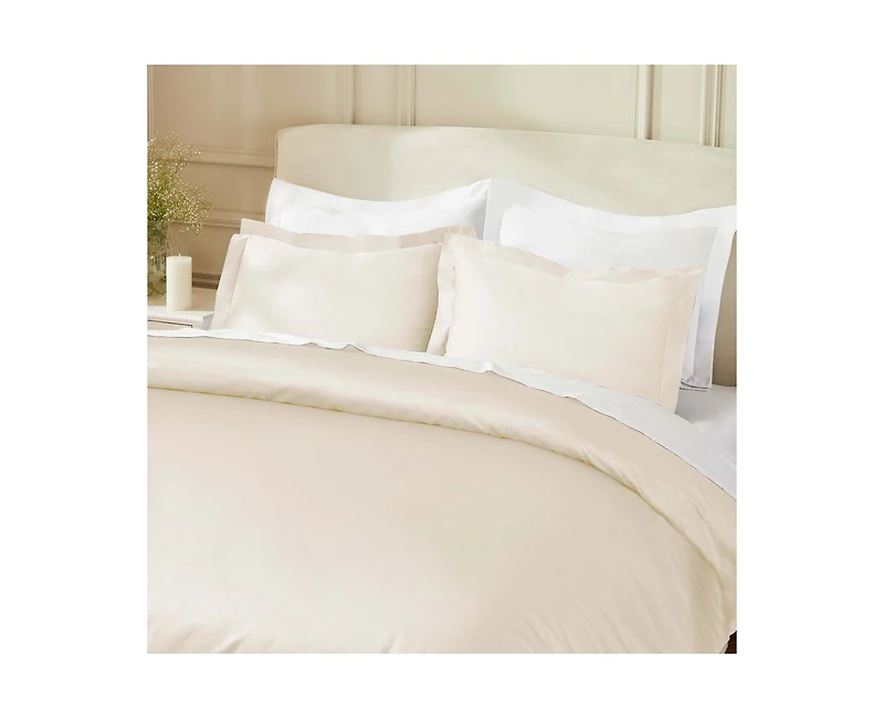 Superior Egyptian Cotton 850 Thread Count Solid Duvet Cover Set, King/California King