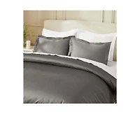 Superior Egyptian Cotton 850 Thread Count Solid Duvet Cover Set, King/California King