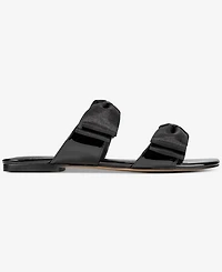 Aaj By Aminah Women's Jody Bow Flat Sandals