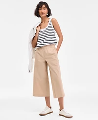 On 34th Women's High-Rise Cropped Wide-Leg Pants