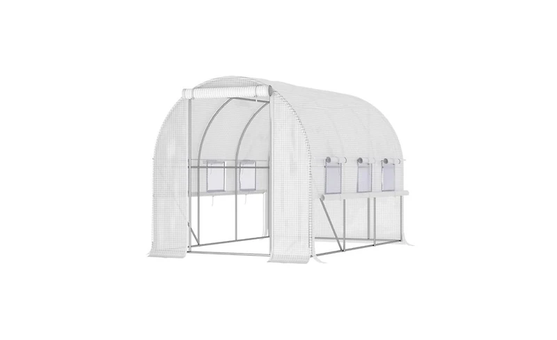 Walk-In Greenhouse for Gardening – Large Outdoor Plant Growing Space