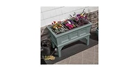 Raised Garden Bed Planter Box with 3 Removable Trays for Convenient Gardening