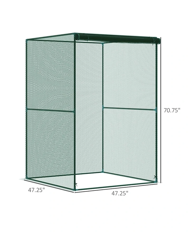 Walk-in Mini Greenhouse for Compact Gardening and Plant Protection