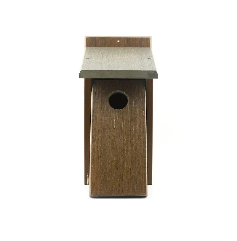 Outdoor Garden Environmentally Friendly Composite Wood Birdhouse for Backyard Birds