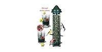 Squirrel-Proof Bird Feeder Holds 1.4 Quarts of Bird Seed for Outdoor Use
