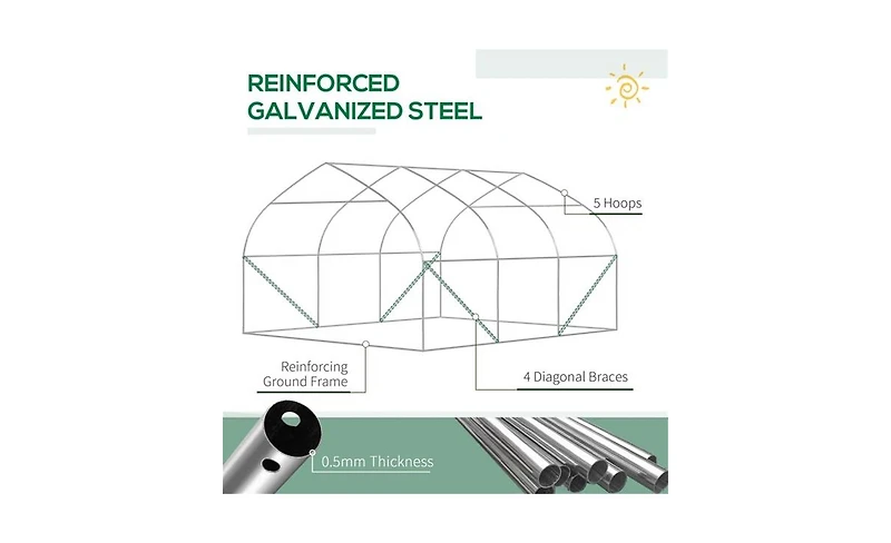 Outdoor Greenhouse – Ideal Shelter for Plant Growth and Seasonal Protection