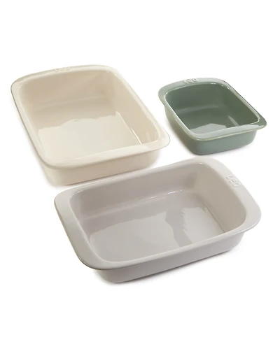 BergHOFF Balance 3-Piece Stone Rectangular Baking Dish Set