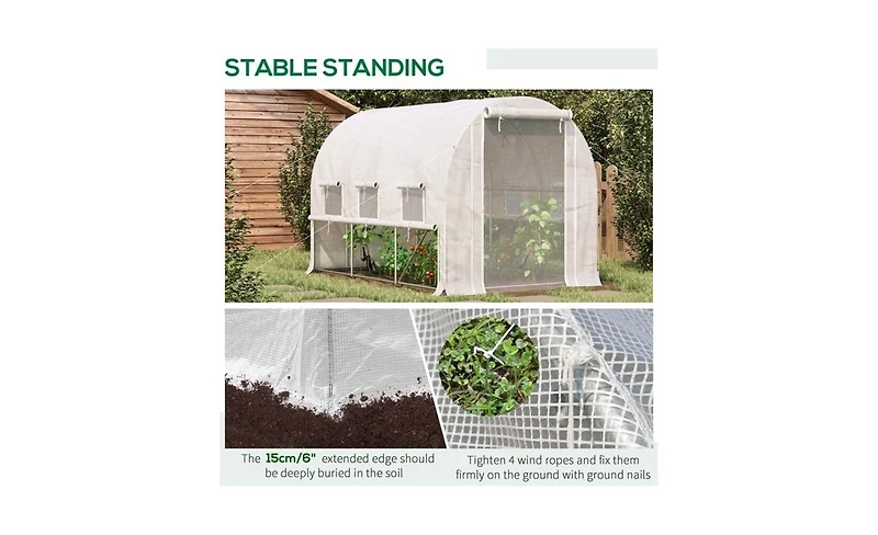 Outdoor Greenhouse for Gardening – Durable Plant Growing Shelter
