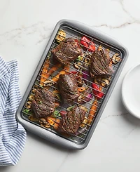 Circulon Bakeware 11" x 17" Baking Sheet Pan & Expandable Cooling Rack 3-Pc. Set