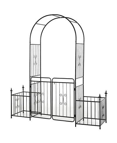 Garden Arch – Decorative Archway for Garden, Pathway, or Outdoor Landscaping Enhancements