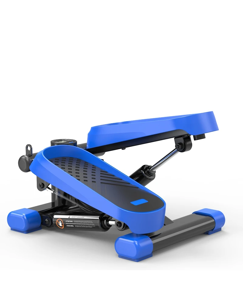Streamdale Home Office Exercise 330LBS Capacity Mini Stepper with Resistance Bands and Lcd Monitor