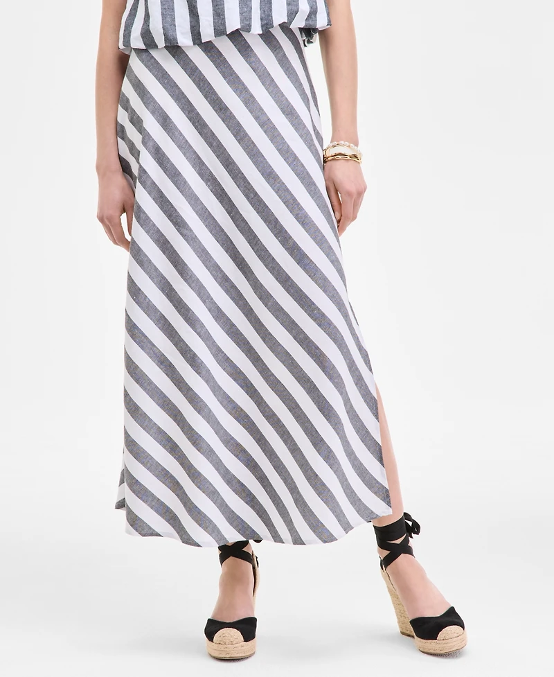 On 34th Women's Striped Maxi Skirt, Exclusively at Macy's