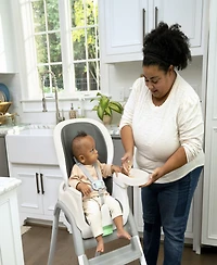 Full Course SmartClean 6-in-1 High Chair – Slate
