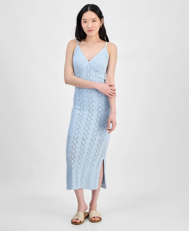 Hippie Rose Juniors' Seashell Crochet Midi Dress | MainPlace Mall