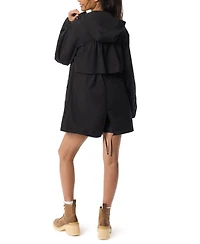Bass Outdoor Women's Rain Parka Long Sleeves Jacket