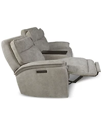 Ozryn 3-Pc. Fabric Sofa with Console and 2 Power Motion Chairs, Exclusively at Macy's