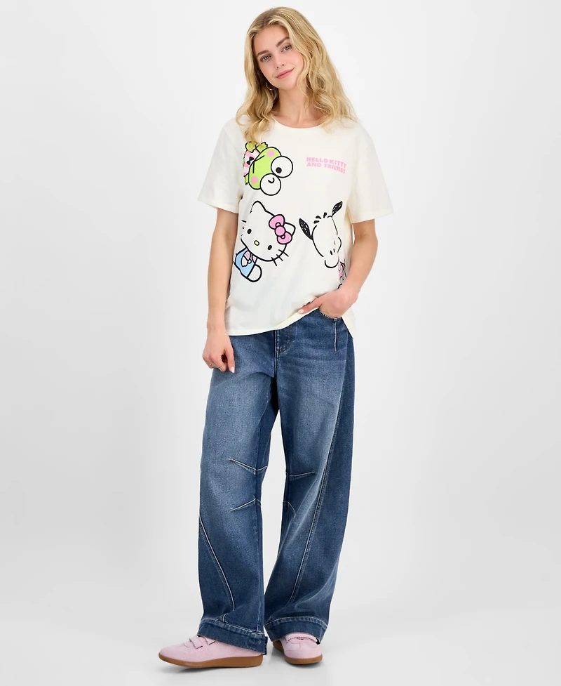Love Tribe Juniors' Hello Kitty Graphic Print T-Shirt